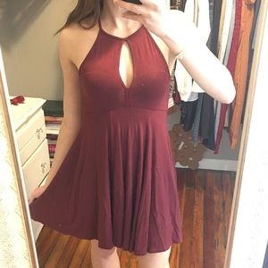 Maroon Soft &Sexy AE Dress